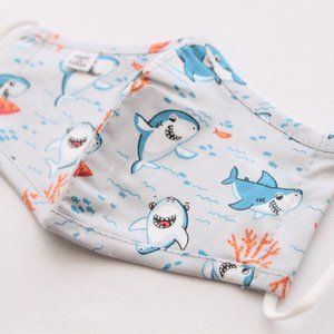 Kids Face Mask 100% Cotton Boys & Girls Washable